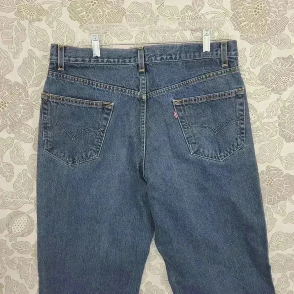 VTG Levis 550 Relaxed Fit Jeans W36‎ L36 Mens Blue Denim - Picture 3 of 8